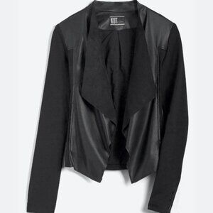 Kut From The Kloth Maisha Ponte and Faux Leather Jacket